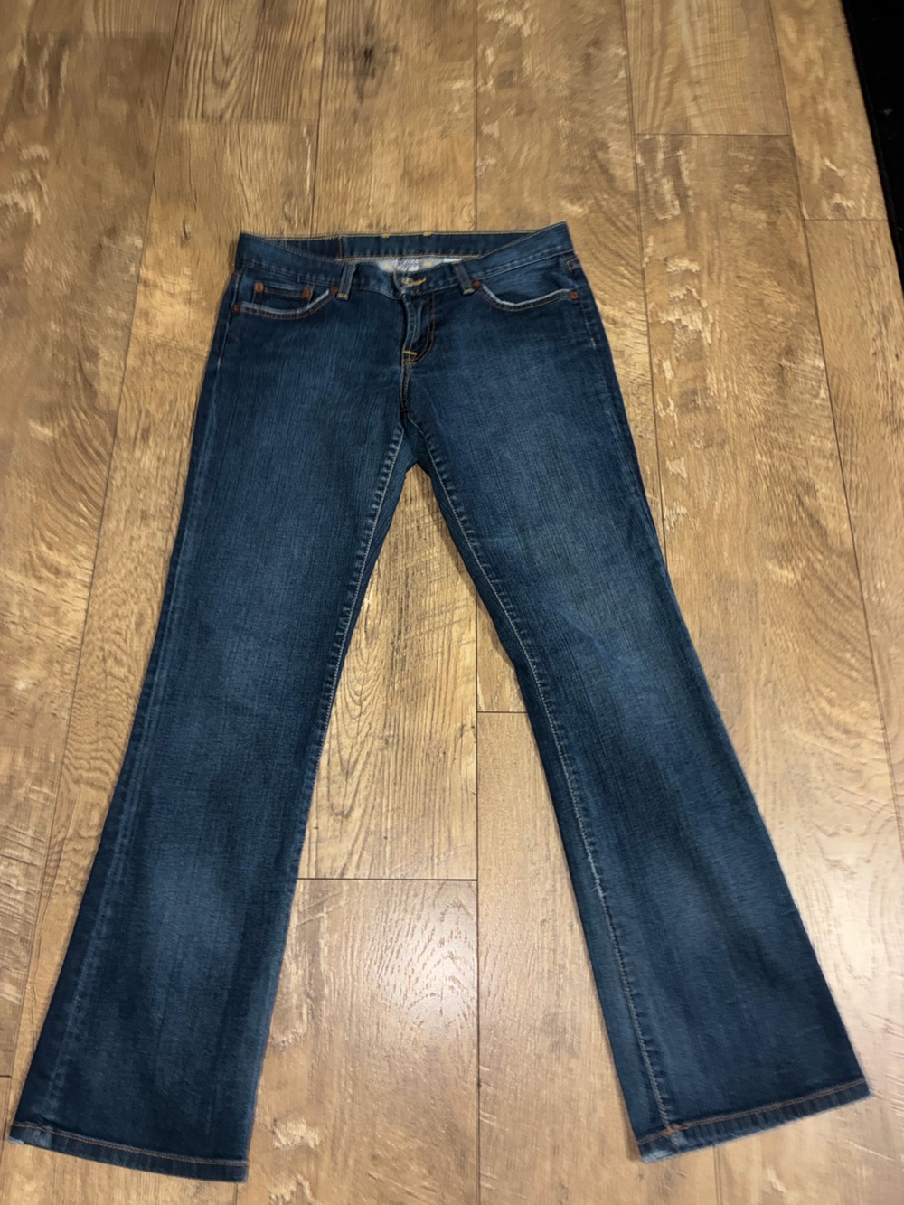 Lucky Brand Women's Boot Cut Jeans in Dark Blue Wash